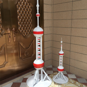 上海标志手工大型东方明珠模型金茂大厦落地金融中心摆件铁艺定制