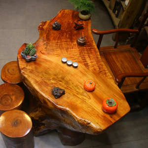 红椿木平面桌树根根雕茶台根雕茶几茶海实木功夫原木茶桌mp6851