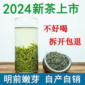 2024新茶信阳毛尖明前茶叶手工正宗高山绿茶自产自销散装500g春茶