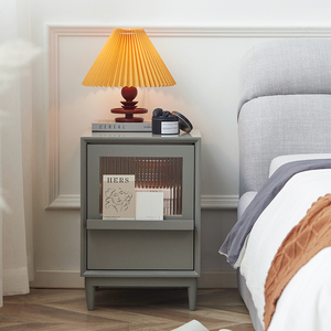 床头柜现代简约小型卧室床边柜ins风床头收纳柜储物柜小柜子轻奢