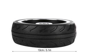 碳纤维电动滑板车配件轮胎铝合金后轮5寸轮胎+轮殻后轮整体轮