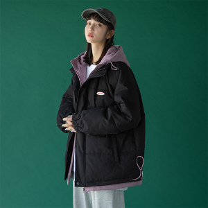 秋冬幼儿园教师园服幼师老师工作服短款面包服加厚棉服印logo外套