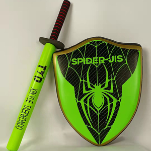 儿童跆拳道训练器材骑士盾牌道具装备击剑靶拳击反应靶组合剑盾