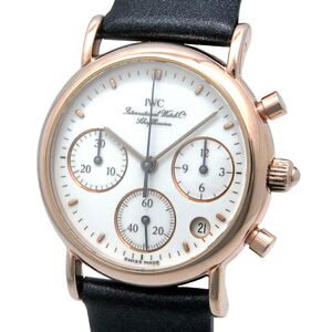 iwc万国18k玫瑰金女表女士手表石英3730二手表瑞士原装正品98新