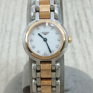 浪琴镶钻女表女士手表石英l8 109 5二手表瑞士原装正品98新