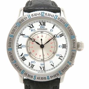 浪琴林白限量款将官邸男表自动机械628.524二手表瑞士原装正品