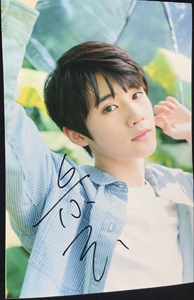 台风少年团 姚景元亲笔签名照 a款购满5张送1张3张包邮宣传签名照