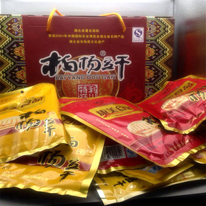 柏杨豆干厂家直销湖北恩施利川土特产豆腐干零食小吃礼盒包装750g