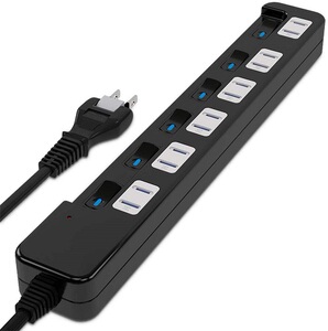 全球通用日本saybour电源插座 日本工业标准插座ac6口 防雷防电涌