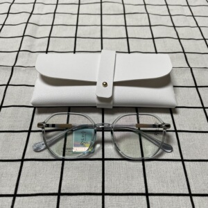 言茶眼镜框55111可配近视散光远视抗蓝光平光镜架多边形素颜神器