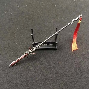 22cm雪鹰领主超凡东伯雪鹰黑龙枪合金兵器模型摆件摆饰玩具cos