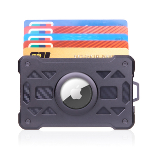 铝合金创意金属卡包工作证卡夹A10防盗刷超薄零钱包银行卡防消磁