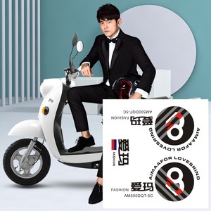 爱玛电动车大欧迪贴花盖划痕个性改装防水贴纸迪佳车身小电驴车贴