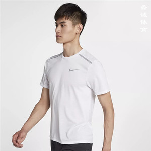 Nike耐克跑步短袖t恤男速干排汗运动休闲白色健身正品892814-100