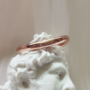 「无尽的爱」love u for infinity金莫比乌斯弯曲戒指极简钛钢14k