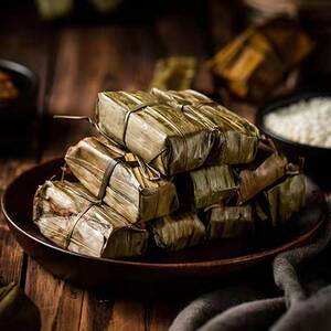 黄粑四川尧坝古镇特产红糖手工黄粑40g*10个竹叶黄粑猪儿粑思尧牌