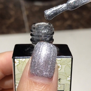 新款流行日系光疗甲油胶美甲店指甲色胶凝胶打底彩绘百搭金属银色