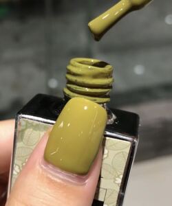 日韩美甲树脂材质无味环保美甲店光疗甲油胶青橘绿色牛油果颜色
