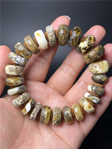 亿轩琥珀蜜蜡波罗的海白蜜帝杂药珀隔片手串男女款手链