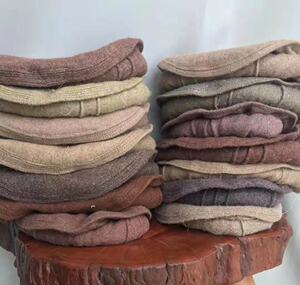 阿富汗 巴基斯坦煎饼帽 pakol煎蛋帽 卷边帽 毛毡帽