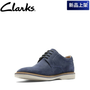 clarks其乐男鞋春新款百搭休闲优雅英伦商务简约系带低跟男皮鞋
