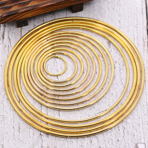 diy手工饰品配件材料捕梦网铁环铁圈 镀金色圆圈圆环金属环挂圈