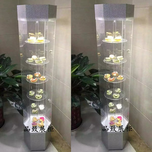 口腔展示柜旋转