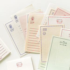 北岛假日便签纸盐系基础简约ins横线空白特种纸手帐装饰拼贴便条