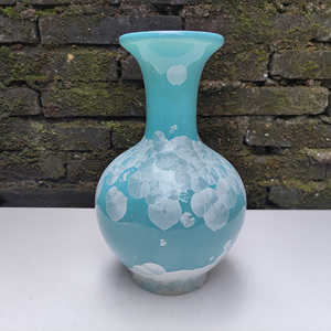 景德镇陶瓷 神奇时尚工艺瓶花瓶摆设颜色结晶釉窑变 赏瓶多色可选