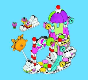 乐高 70803 杀肉 净场景 如图 不含人仔 带贴说 全新未拼 大电影