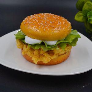 鸡排汉堡模型仿真