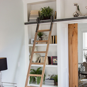 00rallyhardware淘宝转角移动梯子衣柜书柜储物柜弧度梯定制家用