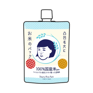 日本 石泽研究所大米涂抹面膜紧致毛孔提亮肤色保湿水洗式 170g