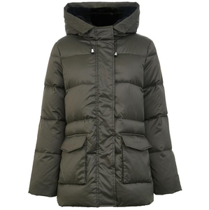 selected思莱德女款鸭绒时髦连帽休闲工装气质羽绒服419412546