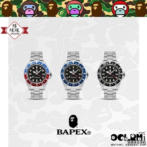 日本代购 bape classic type 2 bapex 潮牌猿力士男女款手表腕表