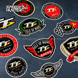 摩托车曼岛tt车贴