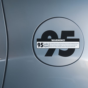 汽车摩托车油箱提示贴纸 汽油 加油 92 95 98警示标贴 防水反光贴