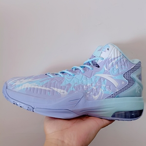 安踏篮球鞋2020新kt5汤普森球鞋水花二代高帮运动鞋男11741105-7