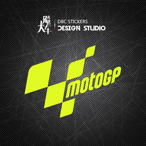 motogp 比赛标志贴纸个性机车头盔贴花 摩托车改装车贴防水反光