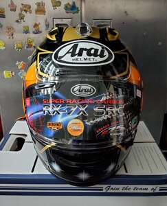 arai src rx-7x佩德罗萨带刀侍卫金侍侍魂全碳纤维头盔大风道耳板