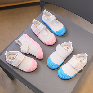 幼儿园室内小白鞋防滑
