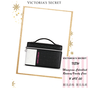 VICTORIA`S SECRET 全新正品美国代购维密新款字母组合色块化妆箱