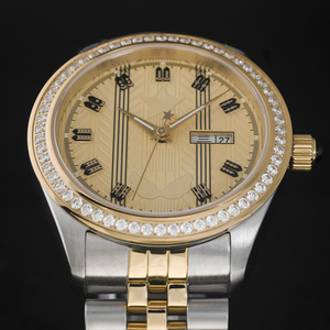 【圣宝路军表】1230征程全自动机械机芯镶钻表盘将军表将星表情侣