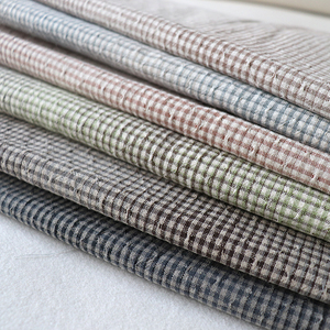 梦田拼布丨日本进口大和纺纯棉手工先染布料 不规则图案小格子