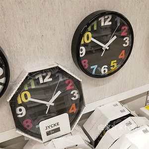 000人付款淘宝宜家基克挂钟 轻巧精致