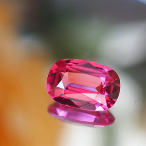 6克拉天然缅甸红粉色尖晶石全干净欧式切割裸石宝石珠宝定制