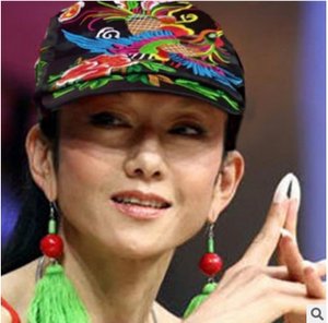 杨丽萍民族风鸭舌帽复古休闲刺绣花帽子中国风潮女嘻哈旅游舞蹈帽
