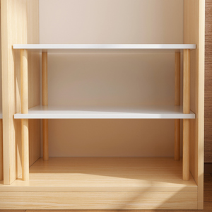 衣柜分层隔板置物架厨房收纳分隔层板柜子分层架橱柜内鞋柜里隔断