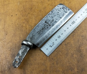 日本进口原装二手柴刀名家作土佐采伐刀小竹刀手斧户外露营小工具