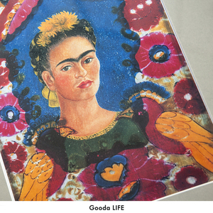 goodalife|独家frida弗里达系列自画像相框轻奢金色框装饰